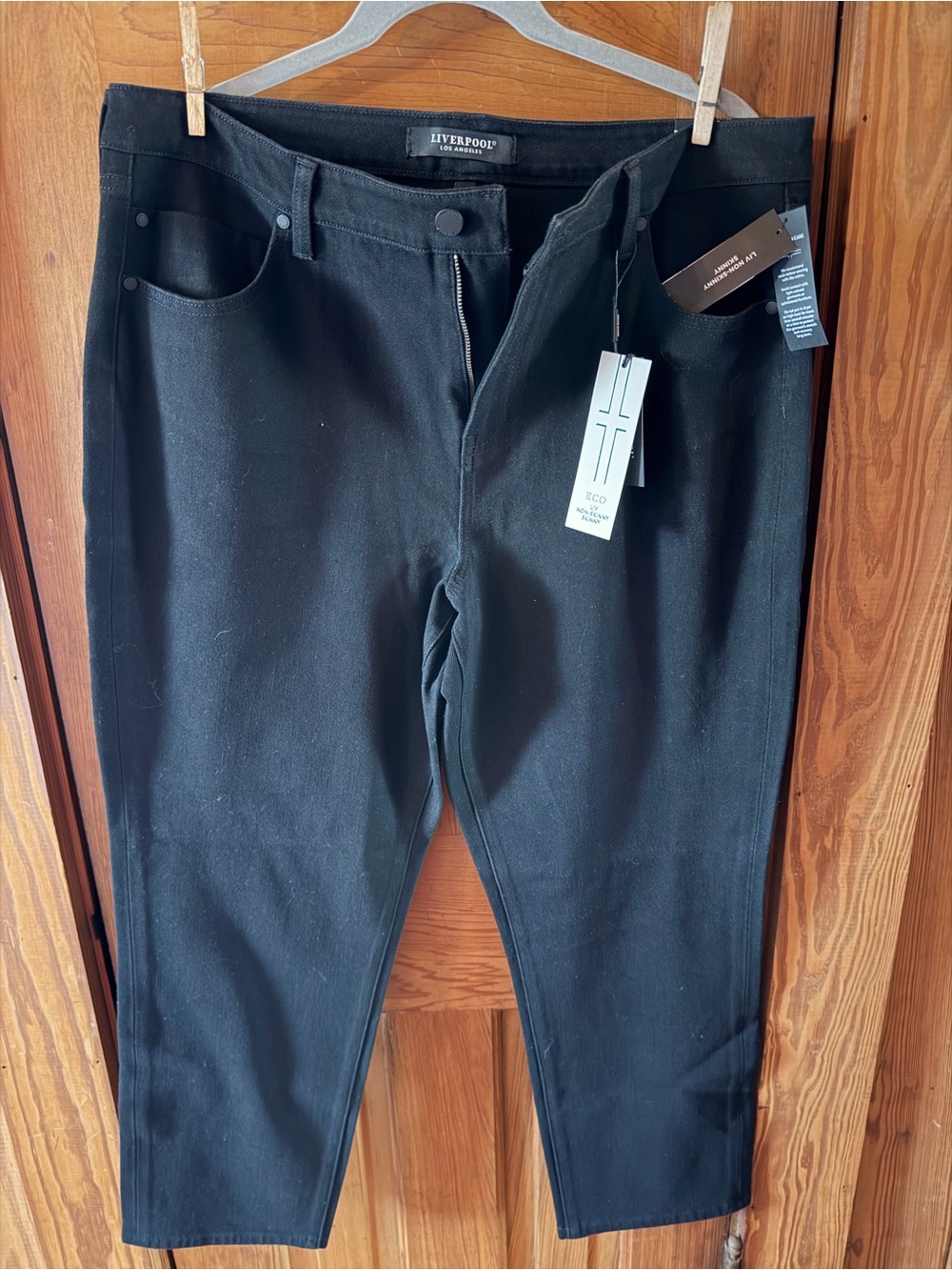 Liverpool Black Stretchy Jeans